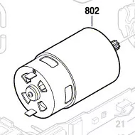 Moteur GWI 10,8 V-LI / GWI 12V-5 Bosch